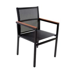 Kit 2 Cadeira Diamante Alumínio Sling Hotel Piscina Jardim - 2