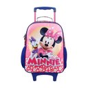 Ver imagem 1 de Mochila de Rodinha Rosa Escolar Minnie Xeryus