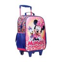 Ver imagem 2 de Mochila de Rodinha Rosa Escolar Minnie Xeryus