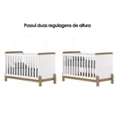 Ver imagem 3 de Berço / Mini Cama Infantil Ternura 3 em 1 Branco/jequitiba - Henn