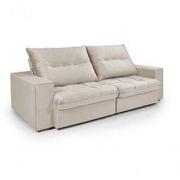 Sofá Cancún 2,30 3 Lugares Império Estofados Veludo Veludo Marfim 162 - 2 Sofá Cancún 2,30 3 Lugares Império Estofados Veludo Veludo Marfim 162 - 2