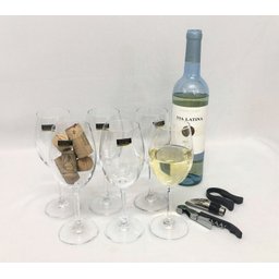 Conj 6 Taças Bohemia Titanium Sylvia Vinho Branco 250ml - 4