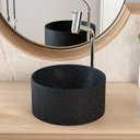 Ver imagem 6 de Cuba Pia para Banheiro Redonda 26cm Celine C08 Preto Granit - Mpozenato