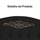 Ver imagem 5 de Cabeceira mais Calçadeira Casal King 195cm Para Cama Box Greta Suede Preto - DS Estofados