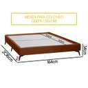 Ver imagem 4 de Base Cama Box Orgânica Montreal 164x206cm Queen Size Bouclê - Sofa Store:bouclê Terracota