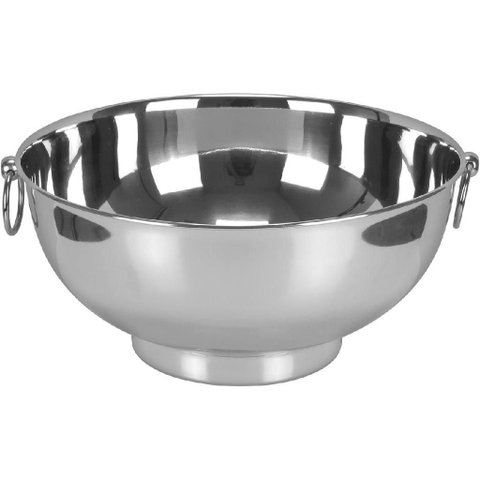 Champanheira Balde para Bebidas Home&co Inox 4,8l 18x35x35cm Prata