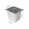 Cuba Gastronômica de Inox GN 1/6 de 150 mm FrigoPro - 2