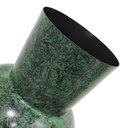Ver imagem 3 de Vaso em Metal Formato Bola e Tubular 16x31cm