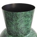 Ver imagem 2 de Vaso em Metal Formato Bola e Tubular 16x31cm