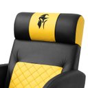 Ver imagem 4 de Cadeira Gamer Gladiator Reclinável Corino:corino Preto/amarelo