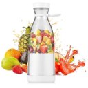 Ver imagem 1 de Mini Liquidificador Portátil Recarregável 420ml Branco