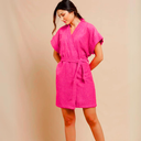 Ver imagem 2 de Roupão de Banho Havai Felpudo Curto Adulto M Pink