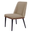 Ver imagem 1 de Cadeira de Jantar Londres Suede Bege Rosado - Dominic Decor