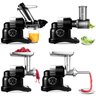 Amzchef Juicer Cold Press 5 em 1 com Moedor de Carne (preto Carvão) - 1