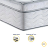 Cama Box Baú Blindado e Reforçado Queen Cinza e Colchão Freedom Molas Ensacadas Ortobom - 4