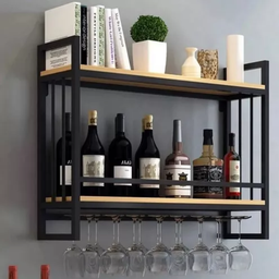 Barzinho Suspenso Gourmet com Suporte de Taças - 1