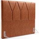 Ver imagem 1 de Cabeceira Cama Box Casal 140 cm Aurora W01 Couríssimo Camel - Lyam Decor