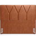 Ver imagem 3 de Cabeceira Cama Box Casal 140 cm Aurora W01 Couríssimo Camel - Lyam Decor