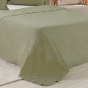 Ver imagem 5 de Kit Colcha Casal Santorini New 220x240cm Folha Seca