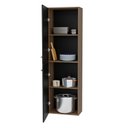 Ver imagem 1 de Paneleiro Modulado 2 Portas 15mm Cozinha Compacta - Nogal/preto