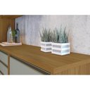 Ver imagem 5 de Cozinha Modulada Nesher Baronesa 4 Peças (2 Armários + 2 Balcões) C4P15 Freijo/Off White