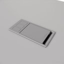 Ver imagem 5 de Mesa de Reunião 200cm para 8 Pessoas com Caixa de Tomadas Industrial Executive Cinza