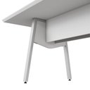 Ver imagem 7 de Mesa de Reunião 200cm para 8 Pessoas com Caixa de Tomadas Industrial Executive Cinza
