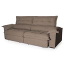 Ver imagem 6 de Sofá Retrátil Reclinável Aconchego 2,70m Bouclê