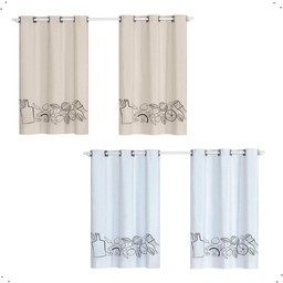 Cortina Blackout P Cozinha Pvc 2,20 X 1,30 Corta Luz Charme e Conforto Garantido - 2
