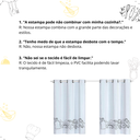 Ver mais imagens de Cortina Blackout P Cozinha Pvc 2,20 X 1,30 Corta Luz Charme e Conforto Garantido