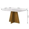 Mesa de Jantar Estônia Light com 4 Cadeiras Dobuê Movelaria - 4