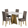 Mesa de Jantar Estônia Light com 4 Cadeiras Dobuê Movelaria - 2