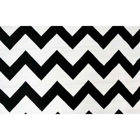Tapete Smart 240x330 1681 Hs11 Chevron Preto