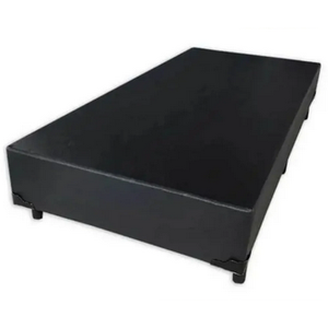 Cama Box Premium Corino Preto Solteiro 0,88 X 1,88 X 0,32