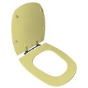 Ver imagem 2 de Assento Sanitário Poliéster para Louça Monte Carlo (deca) Aço (reb. Oculto) Bege Saara