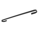 Ver imagem 3 de Suporte Porta Toalha Banho Parede Banheiro Quadrado Preto