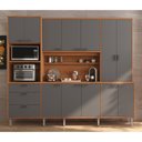Ver imagem 4 de Kit Cozinha Compacta 260cm 12 Portas e 3 Gavetas Pulse Lukaliam Móveis
