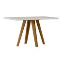 Ver imagem 1 de Mesa Mariah 135x90cm - Ypê/off White Newceval