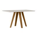 Ver imagem 1 de Mesa Mariah 135x90cm - Ypê/off White Newceval