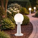 Ver imagem 2 de Jogo 8 Balizadores Globo Luminárias Clássicas de Chão Bivolt Soquete E27 Decorativa Jardim Dital