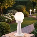 Ver imagem 4 de Jogo 8 Balizadores Globo Luminárias Clássicas de Chão Bivolt Soquete E27 Decorativa Jardim Dital