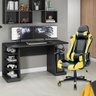 Cadeira Gamer MoobX GT Racer Preto / Amarelo + Mesa Gamer XP Preto - 1