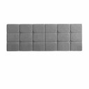 Ver imagem 4 de Cabeceira para Cama Casal Bia1,60 Estofada Suede Cinza - Rede Móveis