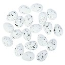 Ver imagem 3 de Porta Ovos Cesto Metal Galinha Cobre 12 Ovos Brancos