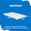 Ver imagem 3 de Espuma Metro de 1,90m X 0,50m X 2cm - Densidade 28:branco