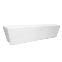 Ver imagem 1 de Floreira Grafiato Linha Jasmine Tamanho 20x60x25cm Cor Branco Durín