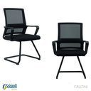 Ver imagem 5 de Kit 2 Cadeiras Office Tokyo Base Fixa Pp Preta Braços Fixos - Fratini