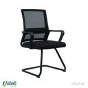 Ver imagem 6 de Kit 2 Cadeiras Office Tokyo Base Fixa Pp Preta Braços Fixos - Fratini