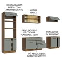 Ver imagem 2 de Cozinha Completa 270003 Com Armário E Balcão Rustic/Cinza