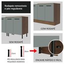 Ver imagem 7 de Cozinha Completa 270003 Com Armário E Balcão Rustic/Cinza